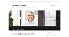 Desktop Screenshot of bettina-fromm.de